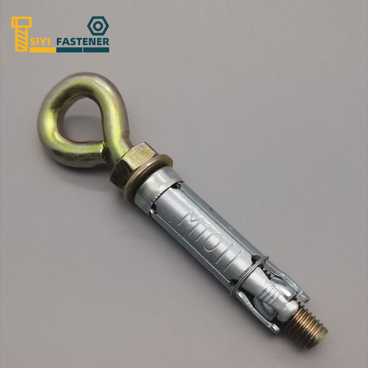 Carbon Steel Gravis Officium Sleeve Anchor cum O Hook